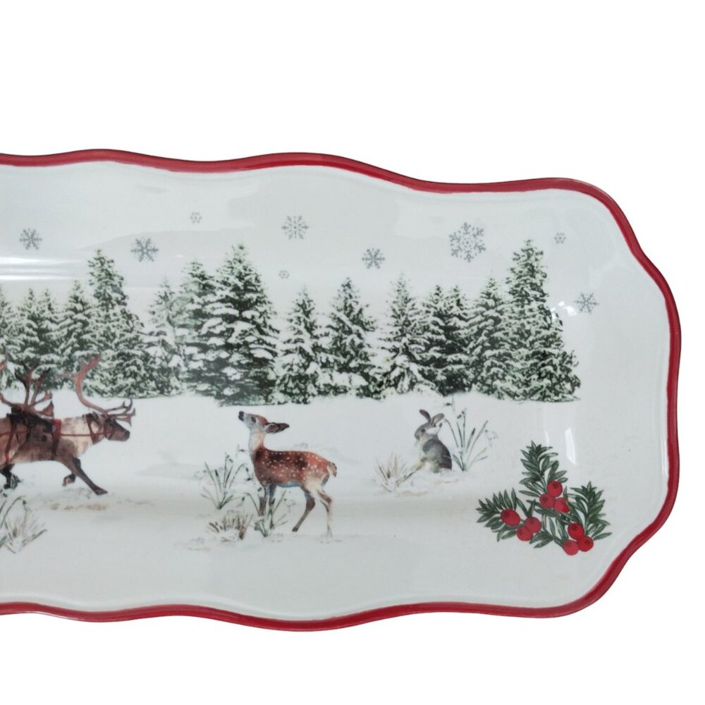Better Homes And Gardens Heritage Collection Ceramic Platter Serving Tray Plate - Picture 4 of 10